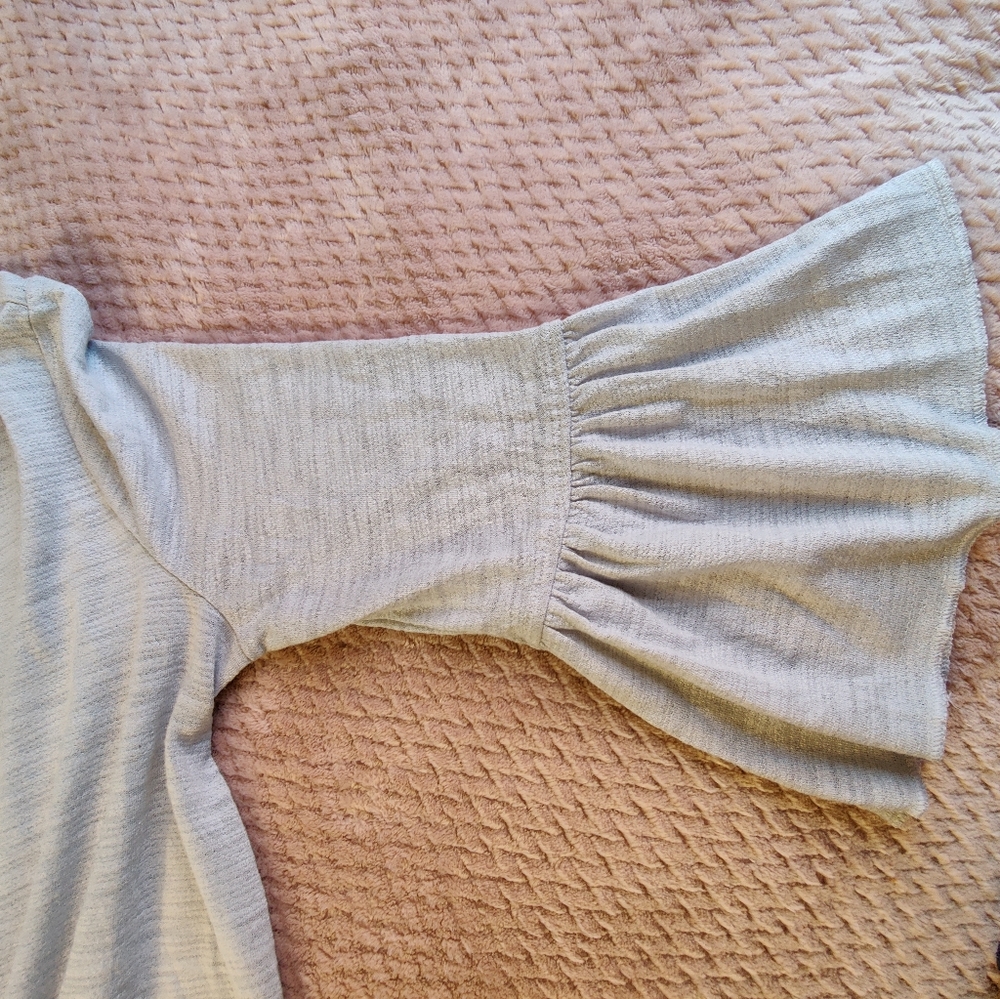 Lauren Conrad Light blue/gray Blouse - Picture 3 of 9
